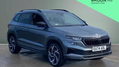 Used Skoda Karoq SportLine 150 HP (110 kW) 2024 Grey SUV