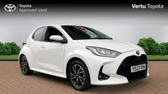 White Used 2023 Toyota Yaris Hybrid Design Hatchback | £17,717 (Fair price)