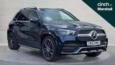 Blue Used 2022 Mercedes GLE400 AMG line SUV | £52,393 (Fair price)
