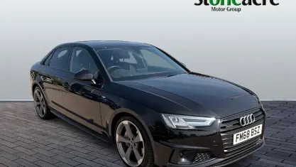 Used Audi A4 Black Edition 190 HP (139 kW) 2019 Black Sedan