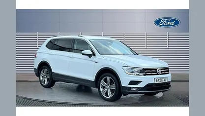 White Used 2021 VW Tiguan Allspace Match SUV | £22,569 (Fair price)