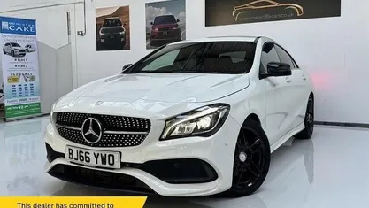 Used Mercedes CLA220 AMG line 177 HP (130 kW) 2016 White Sedan