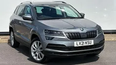 Business grey metallic Used 2021 Skoda Karoq SE L SUV | £18,995 (Fair price)
