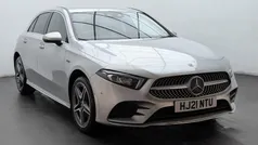 Silver Used 2021 Mercedes A250 AMG Line Premium Hatchback | £17,350 (Fair price)