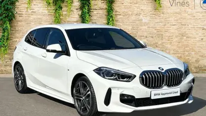 Used BMW 118 M Sport 140 HP (102 kW) 2020 White Hatchback
