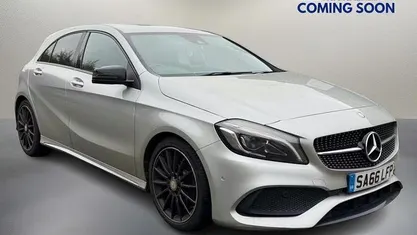 Silver Used 2017 Mercedes A200 AMG Line Premium Hatchback | £11,850 (Fair price)