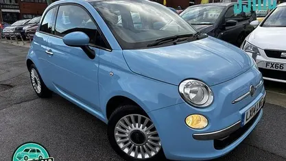 Blue Used 2014 Fiat 500 Lounge Hatchback | £4,450 (Fair price)