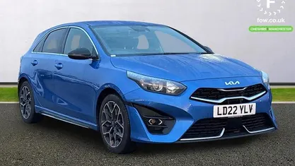 Blue Used 2022 Kia Ceed GT-Line Hatchback | £16,099 (Fair price)