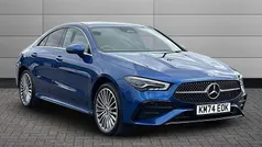 Blue Used 2024 Mercedes CLA250e AMG Line Premium Sedan | £30,050 (Fair price)