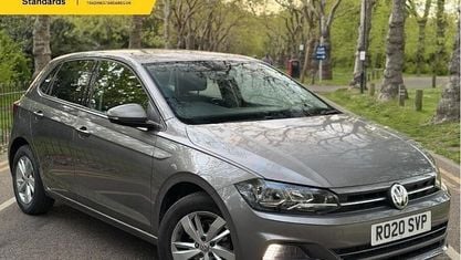 Begagnad VW Polo SE 95 HK (69 kW) 2020 Grå Halvkombi
