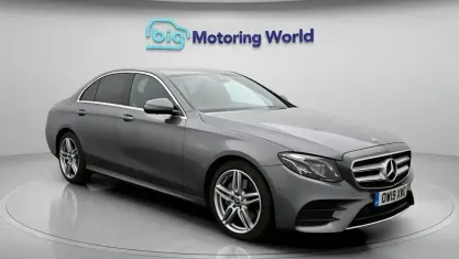 Used Mercedes E220 AMG line 194 HP (142 kW) 2019 Grey Sedan