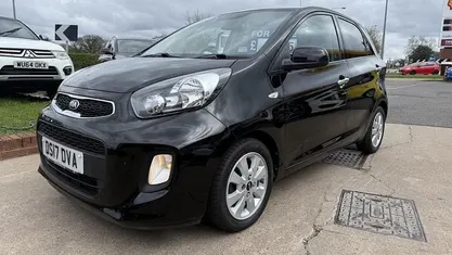 Used Kia Picanto 65 HP (47 kW) 2016 Black Hatchback