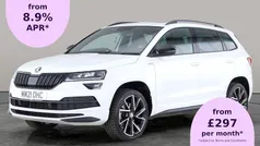 White Used 2021 Skoda Karoq SportLine SUV | £21,093 (Good price)