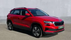 Velvet red metallic Used 2024 Skoda Karoq SE Drive SUV | £21,200 (Fair price)