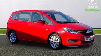 Used Vauxhall Zafira Tourer Design Edition 140 HP (102 kW) 2017 Red MPV