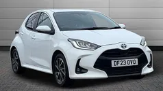 White Used 2023 Toyota Yaris Hybrid Design Hatchback | £18,350 (Fair price)