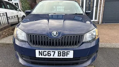 Used Skoda Fabia 75 HP (55 kW) 2018 Blue Hatchback