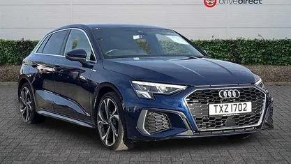 Blue Used 2023 Audi A3 Sportback S-Line Hatchback | £19,162 (Fair price)