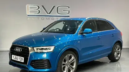 Używany Audi Q3 S-line plus 184 KM (135 kW) 2016 Niebieski SUV