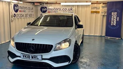 White Used 2018 Mercedes A200 AMG line Hatchback | £11,990 (Fair price)