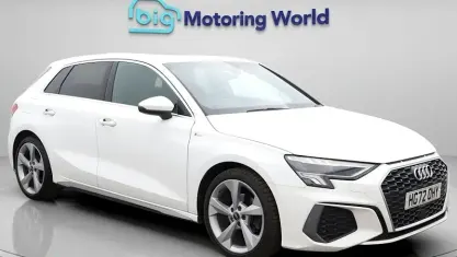 Used Audi A3 Sportback S-Line 110 HP (80 kW) 2022 White Hatchback
