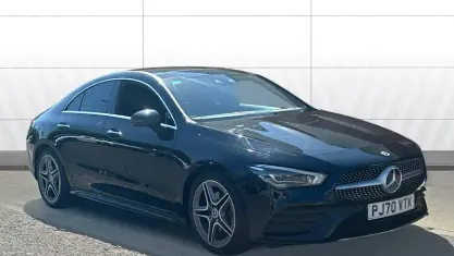 Begagnad Mercedes CLA180 AMG Line Premium Plus 136 HK (100 kW) 2021 Svart Sedan