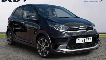 Begagnad Kia Picanto X-Line 67 HK (49 kW) 2024 Svart Halvkombi