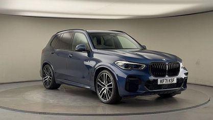 Begagnad BMW X5 M Sport 286 HK (210 kW) 2022 Blå SUV