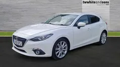 White Used 2014 Mazda 3 Inclusive Hatchback | £9,250 (Fair price)