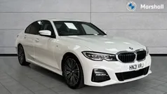 Mineral white metallic Used 2021 BMW 330 M Sport Sedan | £23,607 (Fair price)