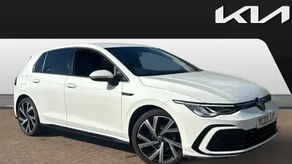 Used VW Golf VIII R-line 131 HP (96 kW) 2023 White Hatchback