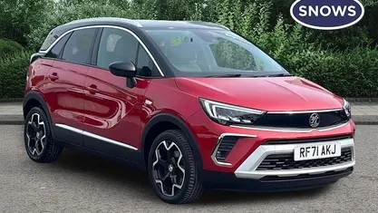 Used Vauxhall Crossland Ultimate 131 HP (96 kW) 2021 Red SUV