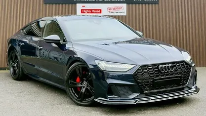 Used Audi A7 Sportback S-Line 231 HP (169 kW) 2019 Blue Hatchback