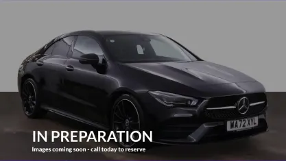 Used Mercedes CLA180 AMG line 136 HP (100 kW) 2022 Black Coupe