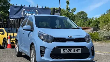 Used Kia Picanto 84 HP (61 kW) 2020 Blue Hatchback