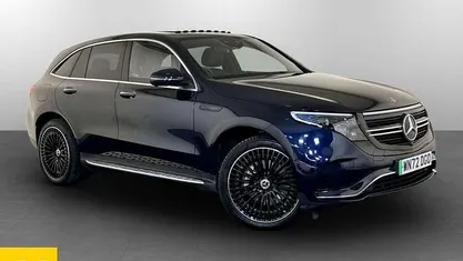 Blue Used 2022 Mercedes EQC400 AMG Line Premium Plus SUV | £28,695 (Fair price)