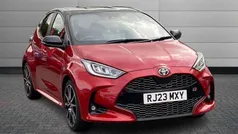 Scarlet flare Used 2023 Toyota Yaris Hybrid Sport Hatchback | £18,901 (Fair price)