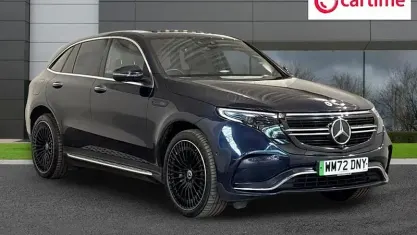 Used Mercedes EQC400 AMG line 300 kW (408 HP) 2023 Blue SUV