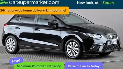 Used Seat Ibiza SE 80 HP (58 kW) 2023 Black Hatchback