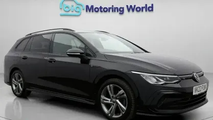 Used VW Golf VIII R-line 150 HP (110 kW) 2022 Black Estate