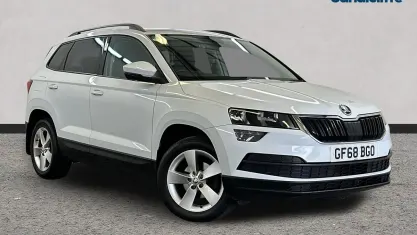 Used Skoda Karoq SE 116 HP (85 kW) 2020 White SUV