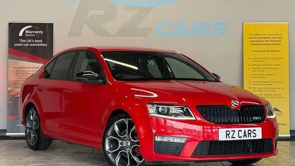 Used Skoda Octavia vRS 184 HP (135 kW) 2016 Red Hatchback