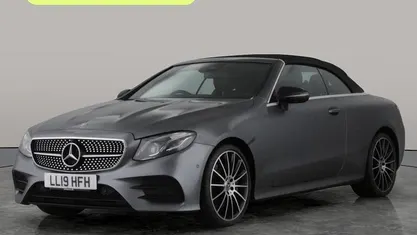 Used Mercedes E350 AMG line 313 HP (230 kW) 2019 Grey Cabriolet