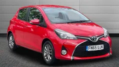 Red Used 2015 Toyota Yaris Hatchback | £7,995 (Fair price)