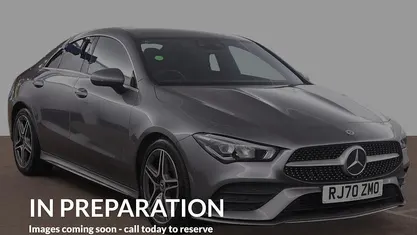 Used Mercedes CLA200 AMG Line Premium 163 HP (119 kW) 2021 Grey Sedan
