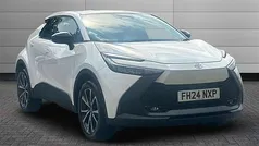 Pure white Used 2024 Toyota C-HR Design SUV | £26,691 (Fair price)