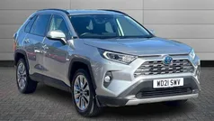 Silver blade Used 2021 Toyota RAV4 Hybrid SUV | £24,901 (Fair price)