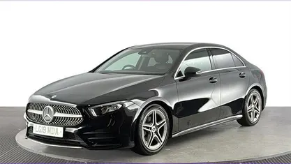 Black Used 2019 Mercedes A200 AMG line Sedan | £17,100 (Fair price)