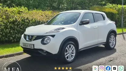 Used Nissan Juke Acenta Premium 110 HP (80 kW) 2014 White SUV