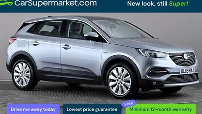 Used Vauxhall Grandland X Elite 131 HP (96 kW) 2020 Grey SUV